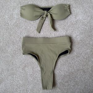 Somerfield Swim Khaki Bikini Set
